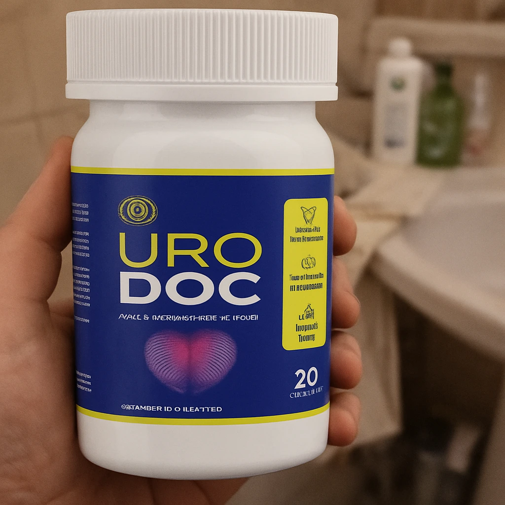 Foto del empaque de Urodoc de un cliente real